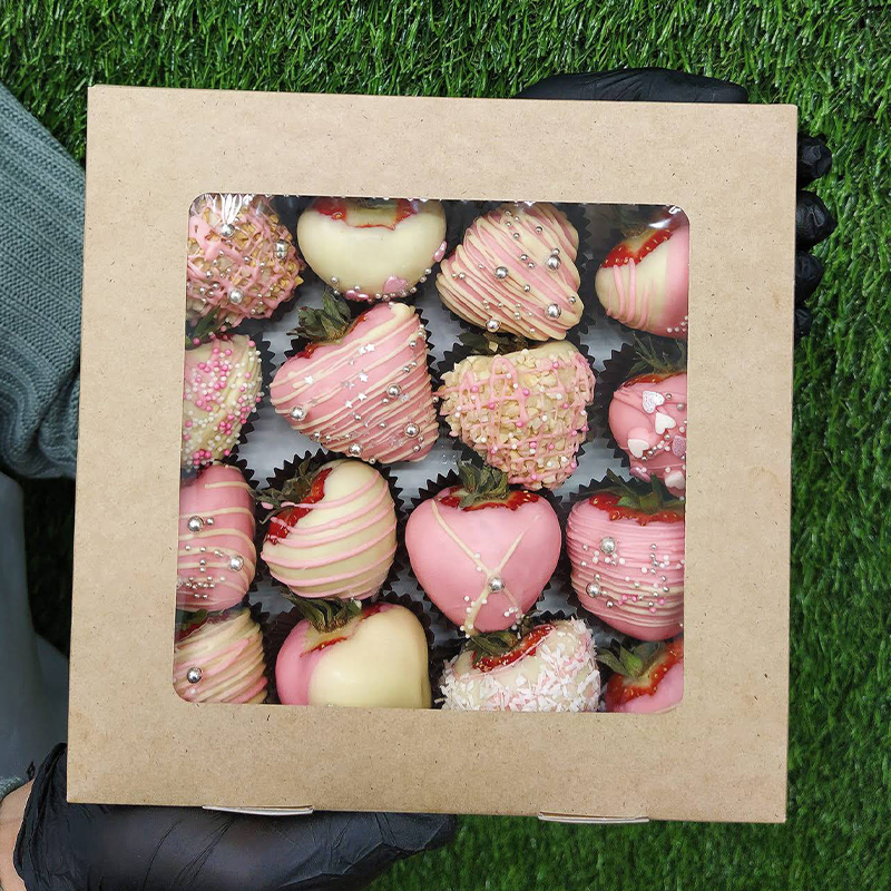 Набор клубники в шоколаде Пудра счастья